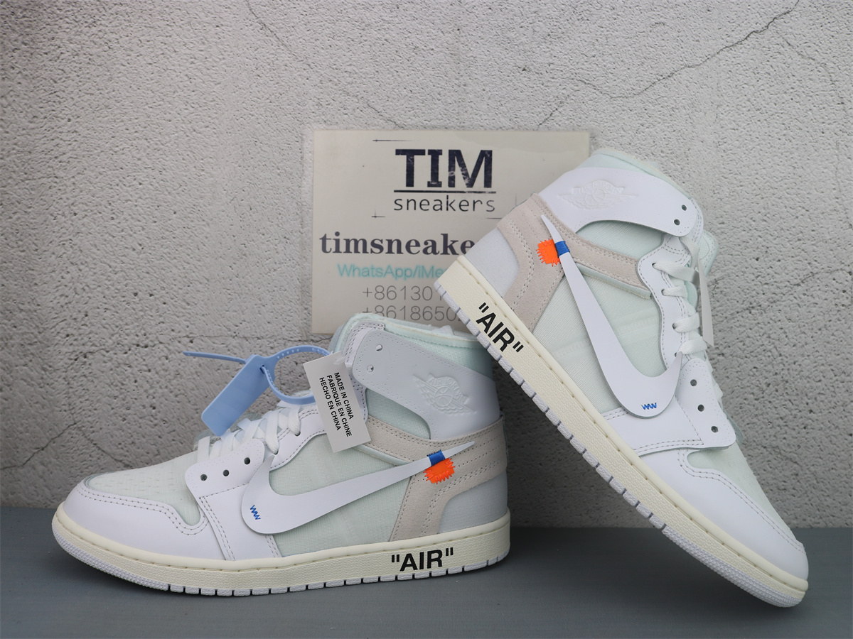 LJR Batch Off-White Air Jordan 1 White AQ0818-100
